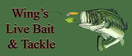 Wing's Live Bait & Tackle logo